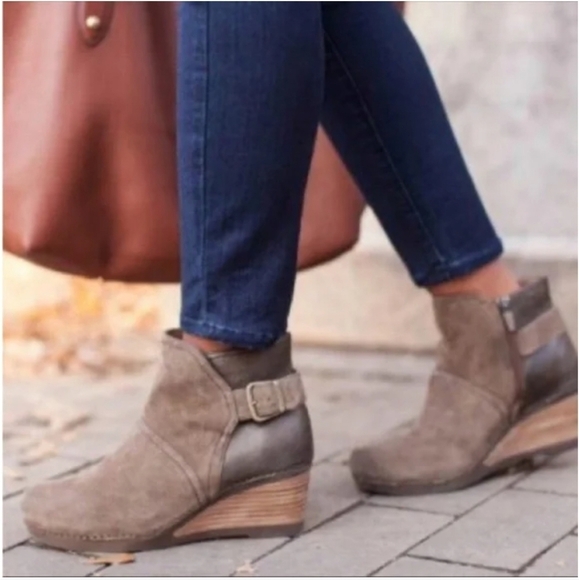 DANSKO Wedge booties Size 6.5/7 - Picture 2 of 12